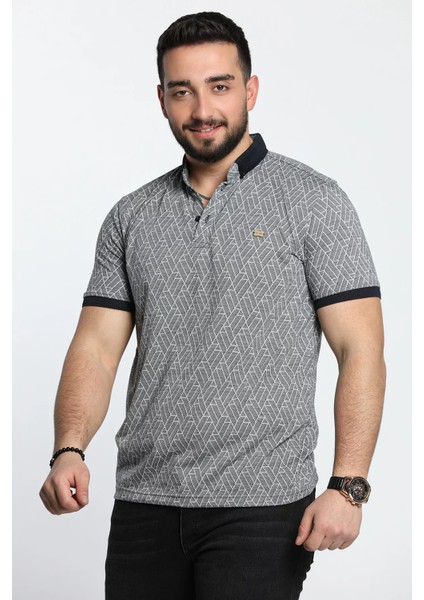 Erkek Desenli Likralı Polo Yaka Tişört fiyatları