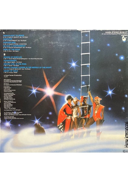 Boney M Nightflight To Venus Lp Plak