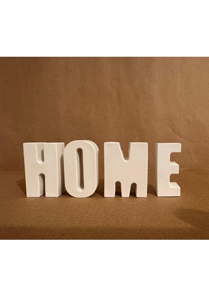 Home Yazısı Ev Dekoratif Obje