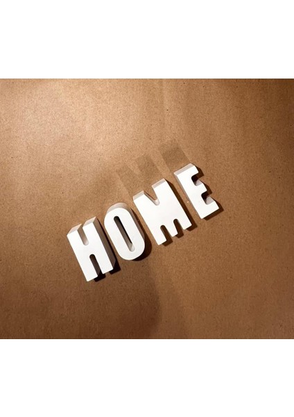 Home Yazısı Ev Dekoratif Obje