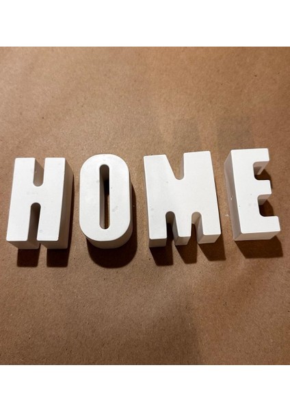 Home Yazısı Ev Dekoratif Obje