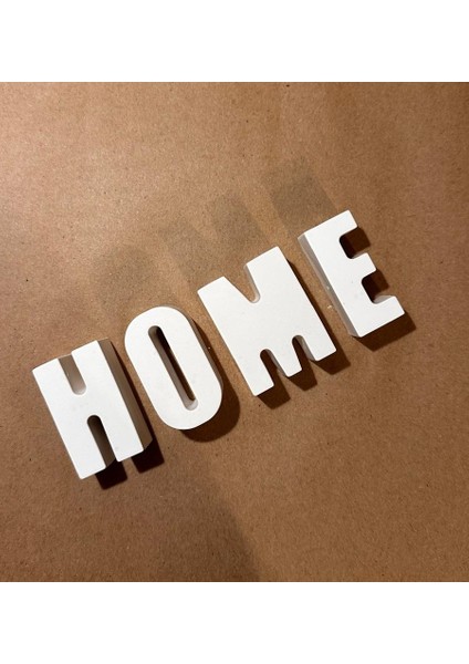 Home Yazısı Ev Dekoratif Obje