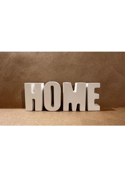 Home Yazısı Ev Dekoratif Obje