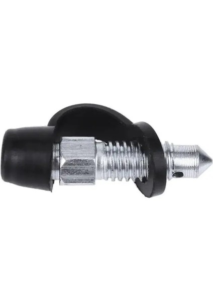 6X1MM Gümüş Tarzı Motosiklet Fren Pompası Fren Kaliper Hava Alma Egzoz Vidası Nipel Araba Fren Vidası Nipel Araba Aksesuarı Yüksek Li Toz Kapağı (Yurt Dışından)