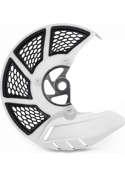 Beyaz Stil Ön Fren Diski Rotor Koruma Kapağı Koruyucu Koruma Yamaha YZ125 YZ250 YZ250F YZF250 YZ450F YZ125X YZ250X WR250F WR450F (Yurt Dışından)