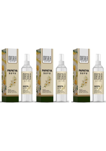 Papatya Suyu 125 ml - Chamomile Floral Water x 3 Adet