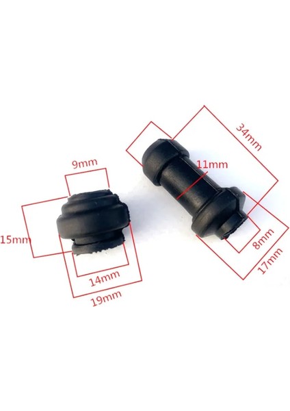 2 Takım Stili Set Motosiklet Elektrikli Scooter Fren Pompası Kaliper Amortisör Kol Toz Ceket Lastik Kol Disk Fren Pompası Kauçuk Kol (Yurt Dışından) fiyatları