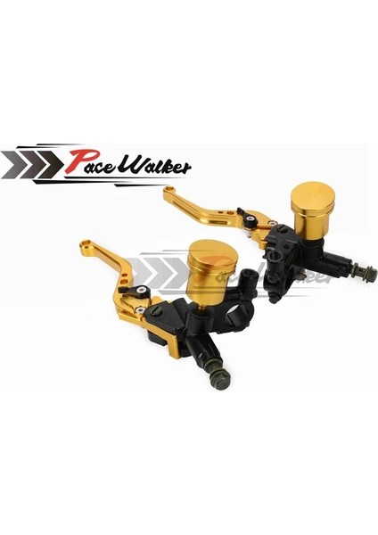 Altın ​​stil C Aksesuarları Kolu Kolu Hidrolik Debriyaj Fren Pompası Ana Silindir Motosiklet Yarışı Evrensel Honda Yamaha Kawasaki Için (Yurt Dışından)