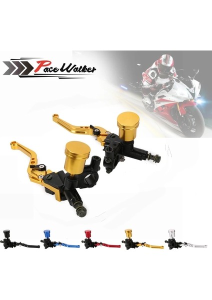 Altın ​​stil C Aksesuarları Kolu Kolu Hidrolik Debriyaj Fren Pompası Ana Silindir Motosiklet Yarışı Evrensel Honda Yamaha Kawasaki Için (Yurt Dışından) modelleri