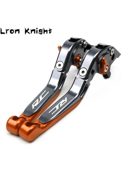 Logo Rc Bir Stil Ktm 125DUKE 200DUKE 250DUKE 390DUKE RC125 RC200 RC390 Rc Duke Motosiklet C Ayarlanabilir Fren Debriyaj Kolları (Yurt Dışından)