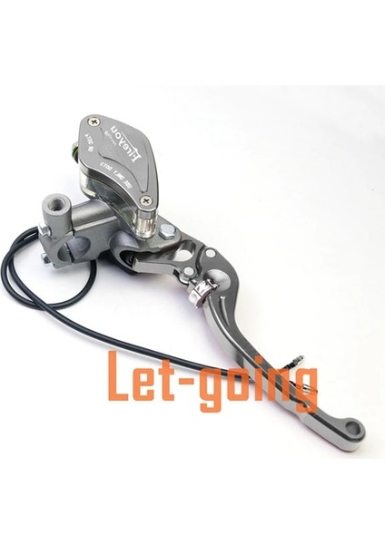 Gri Sağ Parça Stili Kolu Ayarlanabilir Kolu Hidrolik Debriyaj Fren Pompası Ana Silindir Motosiklet Yarışı Evrensel Honda Yamaha Kawasaki Fren (Yurt Dışından)