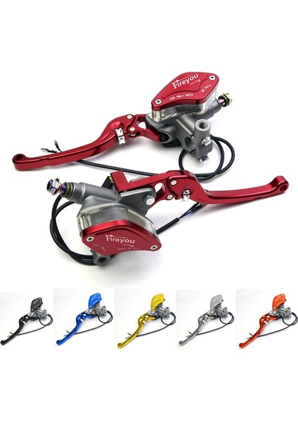 Gri Sağ Parça Stili Kolu Ayarlanabilir Kolu Hidrolik Debriyaj Fren Pompası Ana Silindir Motosiklet Yarışı Evrensel Honda Yamaha Kawasaki Fren (Yurt Dışından) fiyatları