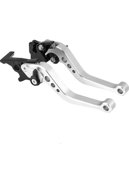 Gümüş Tarzı 2 Adet Motosiklet Scooter Debriyaj Kolu Elektrikli Bisiklet Gy GP110 XMAX400 Performans C Disk Fren Kolları Kolu Kolu (Yurt Dışından)