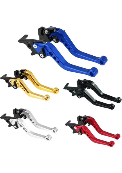 Gümüş Tarzı 2 Adet Motosiklet Scooter Debriyaj Kolu Elektrikli Bisiklet Gy GP110 XMAX400 Performans C Disk Fren Kolları Kolu Kolu (Yurt Dışından)