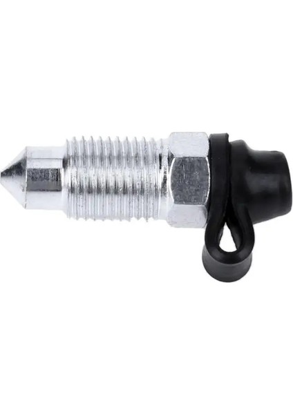 10X1MM Gümüş Tarzı Vodool Araba Aksesuarı Oto Araba Motosiklet Fren Pompası Fren Kaliper Hava Alma Egzoz Vidası Nipel Yüksek Li Toz Kapağı (Yurt Dışından)