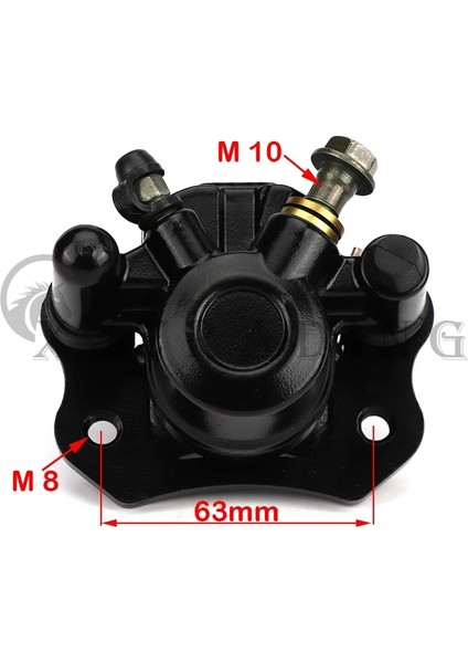 Sol 63 mm Stil Çin Atv Arka Sol Sağ Fren Diski Rotor Kaliper Için 50CC-DÖRTLÜ Taotao Roketa Sunl Kazuma Sunl 4 Wheeler Fren Parçaları (Yurt Dışından)