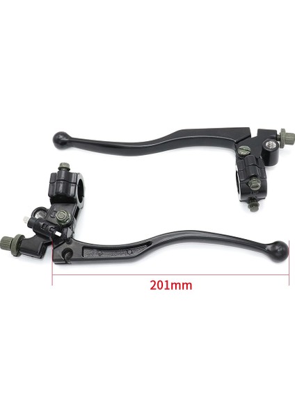 Uzun Çift Stili Cvo Çifti Motosiklet Fren Debriyaj Kolları Siyah Honda Cg 125 Için Alüminyum Alaşım Motosiklet Fren ve Debriyaj Kolu Kablosu Ön Fren (Yurt Dışından)
