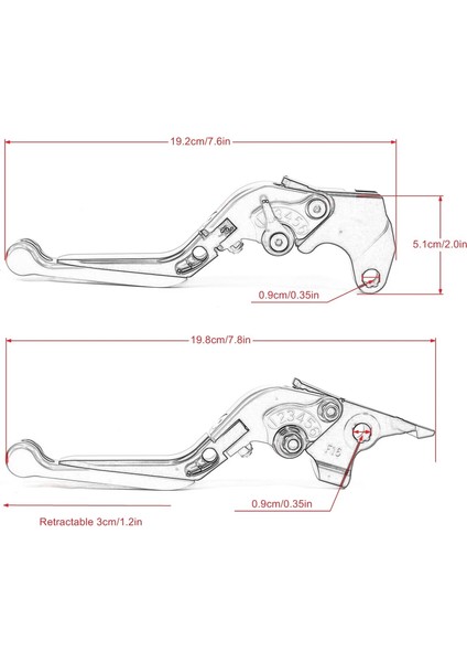 Uzun Stil Stili Motosiklet Aksesuarları Ayarlanabilir Katlanır Fren Debriyaj Kolları Uzatılabilir Koruma Koruyucu Bmw G310R G310 R G 310 R (Yurt Dışından) fiyatları