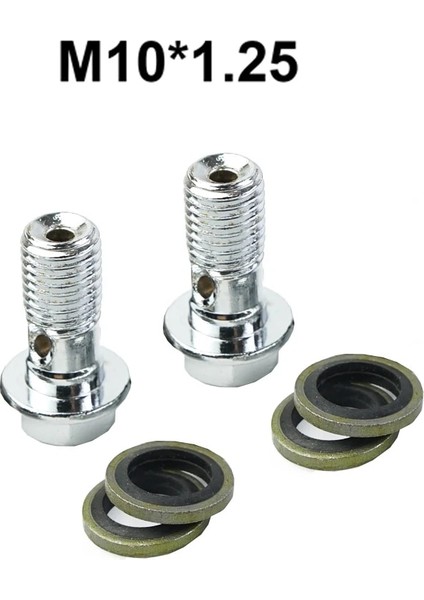 Gümüş Cıvata M10X1.25 Stili An3 Fren Hortumu Alüminyum Motosiklet Motor Bisikleti Hidrolik Fren Yağı Hortumu Tüp Boru Hattı Banjo Montaj Cıvatası Derecesi (Yurt Dışından)