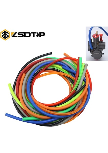 A-Sarı Tarzı Zsdtret Evrensel Renkli Moto Karbüratör Gaz Yağı Hortumu Yakıt Hattı Benzin Tüp Boru Honda Suzuki Kir Pit Bike (Yurt Dışından) indirimleri