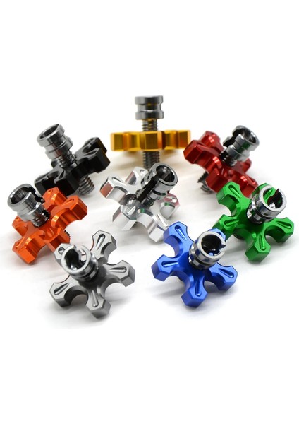 Mavi 8mm Tarzı * 1.25 Evrensel Motosiklet C Alüminyum Debriyaj Kablosu Tel Ayarlayıcı Kawasaki AR125LC EN500 Er6-F Er6-N GPX250 GPX600 (Yurt Dışından)