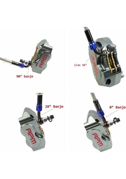 Kırmızı 90 Yan Stili Fren Banjo Bağlantısı Kaldır Alüminyum Moto Hidrolik Takviyeli Fren Debriyaj Yağ Hortumu Hattı An3 Motosiklet Atv Dirt Bike Buggy Için (Yurt Dışından) modelleri