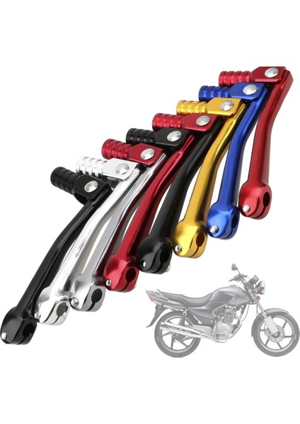 Kırmızı-Siyah Tarzı Leepee Motosiklet C Alüminyum Moto Aksesuarları Bisiklet Vites Kolu Moto Katlanır Vites Kolu Tgr 250 J1 J2 Cheetah T4 (Yurt Dışından) modelleri