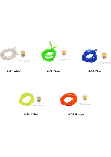 Beyaz Stil Zsdtr Evrensel Benzinli Yağ Yakıt Filtresi ve Yakıt Hortumu ve Hattı Kelepçe Seti Motosiklet Moped Scooter Dirt Bike Atv (Yurt Dışından) fiyatları