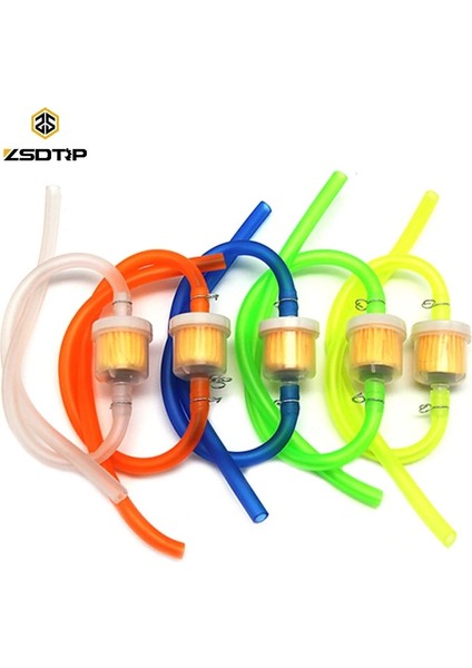 Beyaz Stil Zsdtr Evrensel Benzinli Yağ Yakıt Filtresi ve Yakıt Hortumu ve Hattı Kelepçe Seti Motosiklet Moped Scooter Dirt Bike Atv (Yurt Dışından) fırsatları