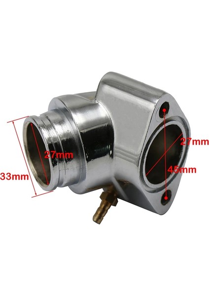 Kırmızı Stil Zsdtrp Yeni Emme Manifoldu Alüminyum Yarış Gokart Gy6 152QMI 157QMJ 4 Zamanlı Motor Scooter Emme Manifoldu (Yurt Dışından)