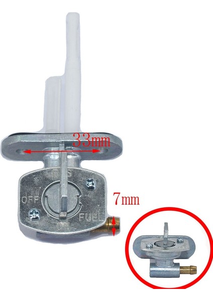 Bir Stil Çoklu Türleri Motosiklet Yakıt Onoff Vana Anahtarı Çekvalf Yağ Tankı Hortum Musluğu Scooter Motosiklet Motosiklet Atv Mını Motor (Yurt Dışından)