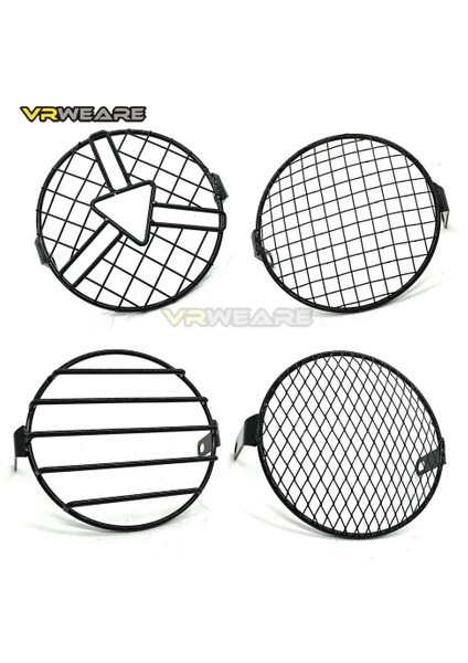 Model Stili Motosiklet Evrensel Vintage Far Koruyucu Retro Grill Işık Lambası Kapağı Için Harley Ducati Chopper Yamaha Cafe Racer (Yurt Dışından) fiyatları