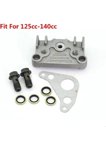 125CC-140CC Stili Için Yağ Soğutucu Adaptörü Motor Silindir Kapağı Dirt Pit Bike Maymun Bisiklet Motosiklet (Yurt Dışından)