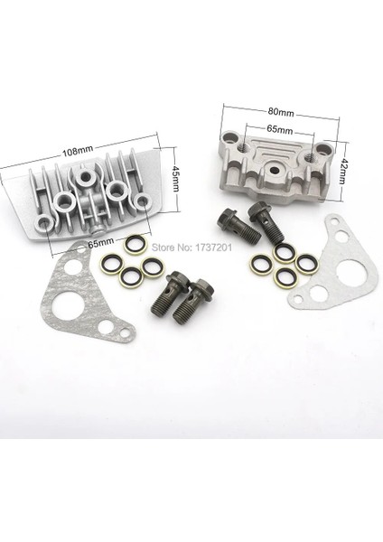 125CC-140CC Stili Için Yağ Soğutucu Adaptörü Motor Silindir Kapağı Dirt Pit Bike Maymun Bisiklet Motosiklet (Yurt Dışından) fiyatları