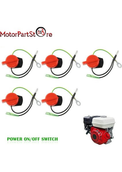 1 Adet Tarzı Motor Gücü Durdurma On Off Kill Anahtarı Kontrolü Honda GX120 GX160 GX200 GX240 GX270 GX340 GX390 3HP-13HP Jeneratör (Yurt Dışından) fiyatları