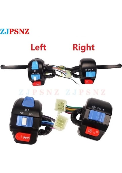 1 Adet Kol Yok R Tarzı Motosiklet Scooter E-Bisiklet Sol ve Sağ Gidon Kontrol Anahtarı Korna Dönüş Sinyali 12 V Gyair Için Su Geçirmez (Yurt Dışından)