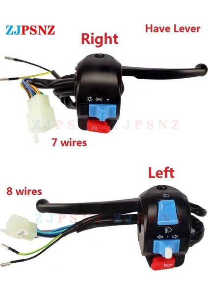 1 Adet Kol Yok R Tarzı Motosiklet Scooter E-Bisiklet Sol ve Sağ Gidon Kontrol Anahtarı Korna Dönüş Sinyali 12 V Gyair Için Su Geçirmez (Yurt Dışından)