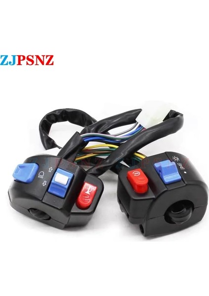 1 Adet Kol Yok R Tarzı Motosiklet Scooter E-Bisiklet Sol ve Sağ Gidon Kontrol Anahtarı Korna Dönüş Sinyali 12 V Gyair Için Su Geçirmez (Yurt Dışından)
