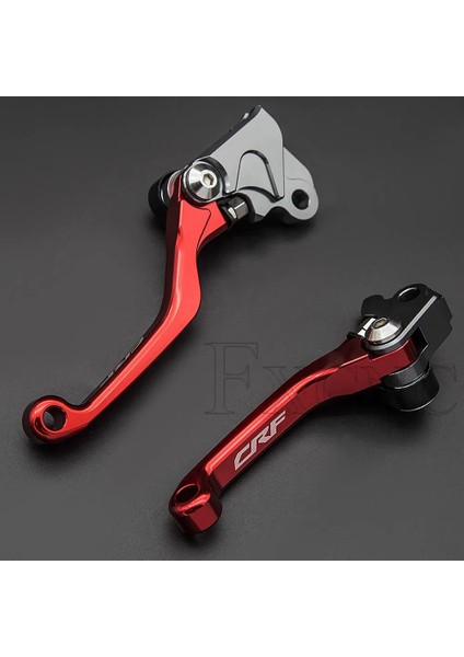 Kırmızı CRF250R 2004-06 Stili Mat Renk Honda CRF250R CRF450R Crf R Katlanabilir Fren Debriyaj Kolu Kir Arazi Bisikleti Fren Debriyaj Kolları Sapları (Yurt Dışından)