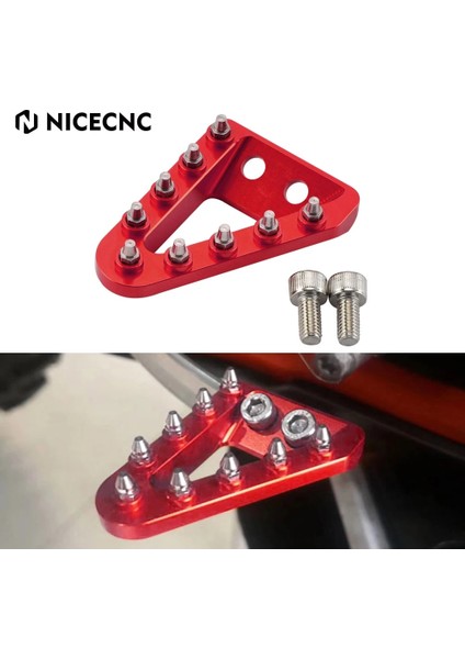 Siyah Stil Nıce C Motosiklet Fren Pedalı Kolu Uç Plakası Gaz Gaz Gasgas Ex Ec Mc F 350F 450F F EC300 (Yurt Dışından) modelleri