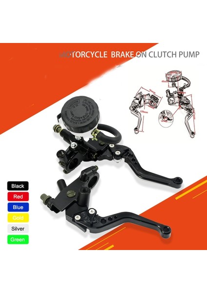 Gümüş Tarzı Motosikletler C 7 Ön Fren Debriyaj Ana Silindir Rezervuar Kolları Alüminyum Alaşımlı Motosiklet El Freni (Yurt Dışından) modelleri