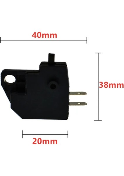 5 x Sağ 5 x Sol Stil Evrensel Anahtarı Motosiklet Sağ Sol Ön Fren Durdurma Olarak Elektrikli Araba Disk Fren Gidon Kontrol Anahtarı Aksesuarları (Yurt Dışından)