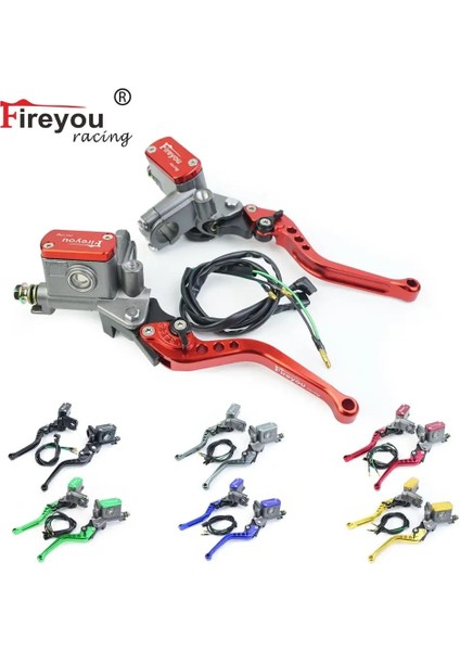 Mavi Sol Stil Fren Pompası Ana Silindir Motosiklet Kolu Gidon Hidrolik Debriyaj Yarış Motosikleti Honda Yamaha Kawasaki Suzuki (Yurt Dışından) fiyatları