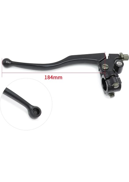 Sol Stil Cvo Çifti Motosiklet Fren Debriyaj Kolları Siyah Honda Cg 125 Için Alüminyum Alaşım Motosiklet Fren ve Debriyaj Kolu Kablosu Ön Fren (Yurt Dışından)