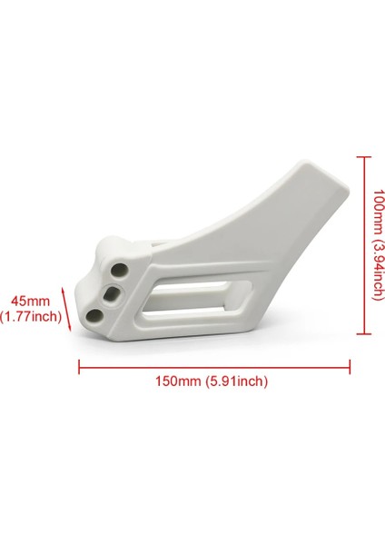 Küçük Zincir Kılavuzu Stili Yamaha DT230 DT200 DT125 DT125R Için Motosiklet Kauçuk Zincir Kılavuz Kaydırıcı Koruma Salınım Kolu Koruması Dt (Yurt Dışından)