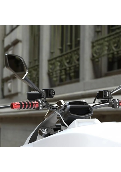 Sol Stil IP68 Modifiye Motosiklet Alüminyum Alaşımlı Dikiz Aynası Koltuk Far Spot Işığı Çift Yanıp Sönen Direksiyon Çok Fonksiyonlu Anahtarı (Yurt Dışından) fiyatları