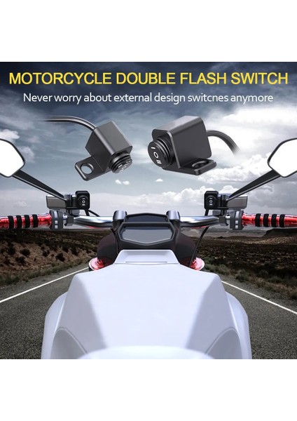 Sol Stil IP68 Modifiye Motosiklet Alüminyum Alaşımlı Dikiz Aynası Koltuk Far Spot Işığı Çift Yanıp Sönen Direksiyon Çok Fonksiyonlu Anahtarı (Yurt Dışından) indirimleri