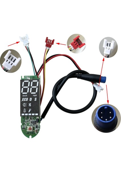 F Stili 350W 36V Foston X-Play Dıgmascooter Kontrol Kartı Matherboard Bluetooth ile App Hover Kurulu Kontrol Cihazı ile LED Ekran (Yurt Dışından)