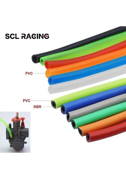 B-Mavi Tarzı Scl Yarış Olorful Motosiklet Karbüratör Gaz Yağı Hortumu Yakıt Hattı Benzin Tüp Boru Honda Suzuki Kt Dirt Pit Bike Atv (Yurt Dışından) fırsatları