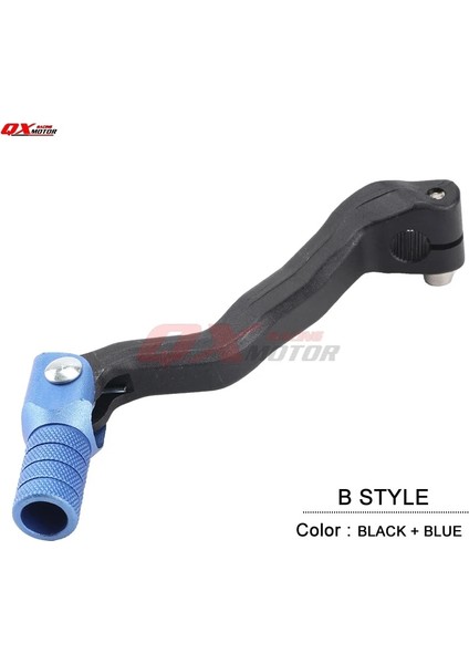 B Siyah Mavi Tarzı Kir Bisiklet Arazi Bisikleti Motokros Yedek Parçaları Alüminyum Vites Kolu Kayo Apollo Bse Xmotos NC250 N (Yurt Dışından)